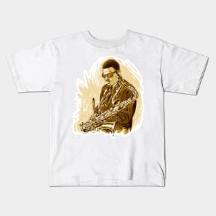 Roland Kirk - An illustration by Paul Cemmick Kids T-Shirt